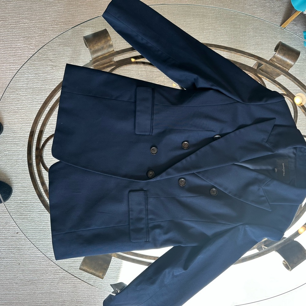 Banana Republic Midnight Blue Double-Breasted Blazer - Picture 3 of 7